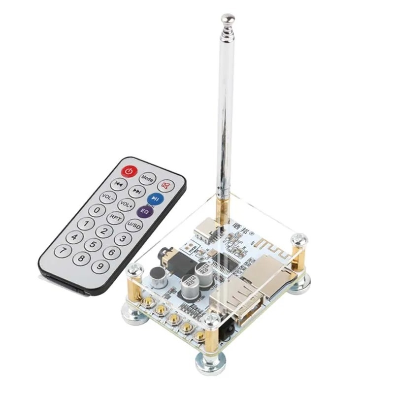 Mạch âm thanh MP3 player HiFi Bluetooth 5.0 Lossless Audio Receiver FM Radio TF USB Remore Amplifier
