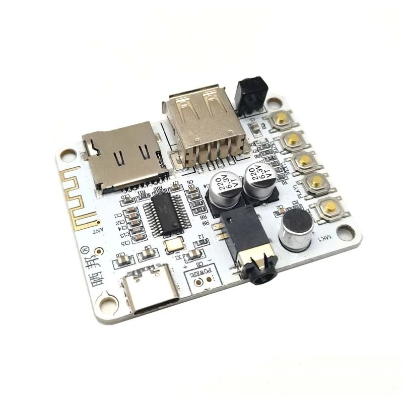 Mạch âm thanh MP3 player HiFi Bluetooth 5.0 Lossless Audio Receiver FM Radio TF USB Remore Amplifier