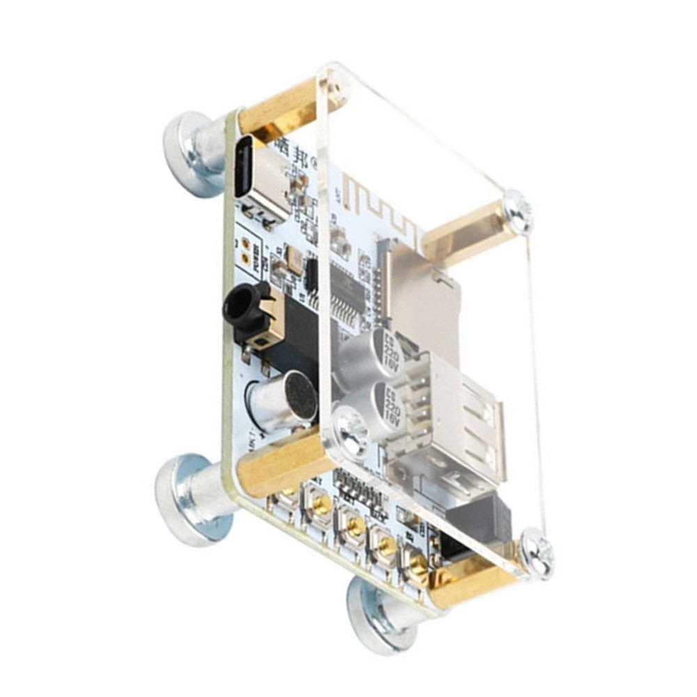 Mạch âm thanh MP3 player HiFi Bluetooth 5.0 Lossless Audio Receiver FM Radio TF USB Remore Amplifier