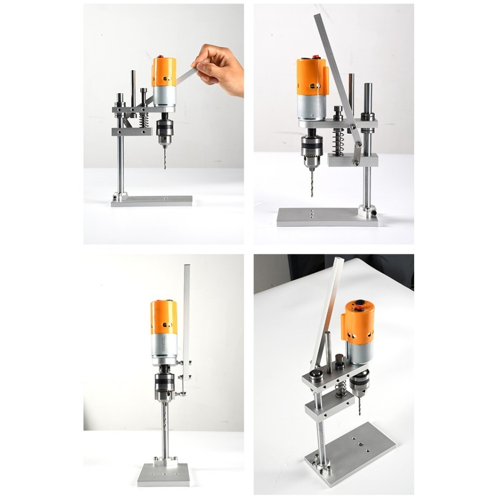 Máy khoan dọc JM802 bàn 775 Table Mini Drill Press Wood Drilling PCB Punching (đọc kĩ trước khi mua)