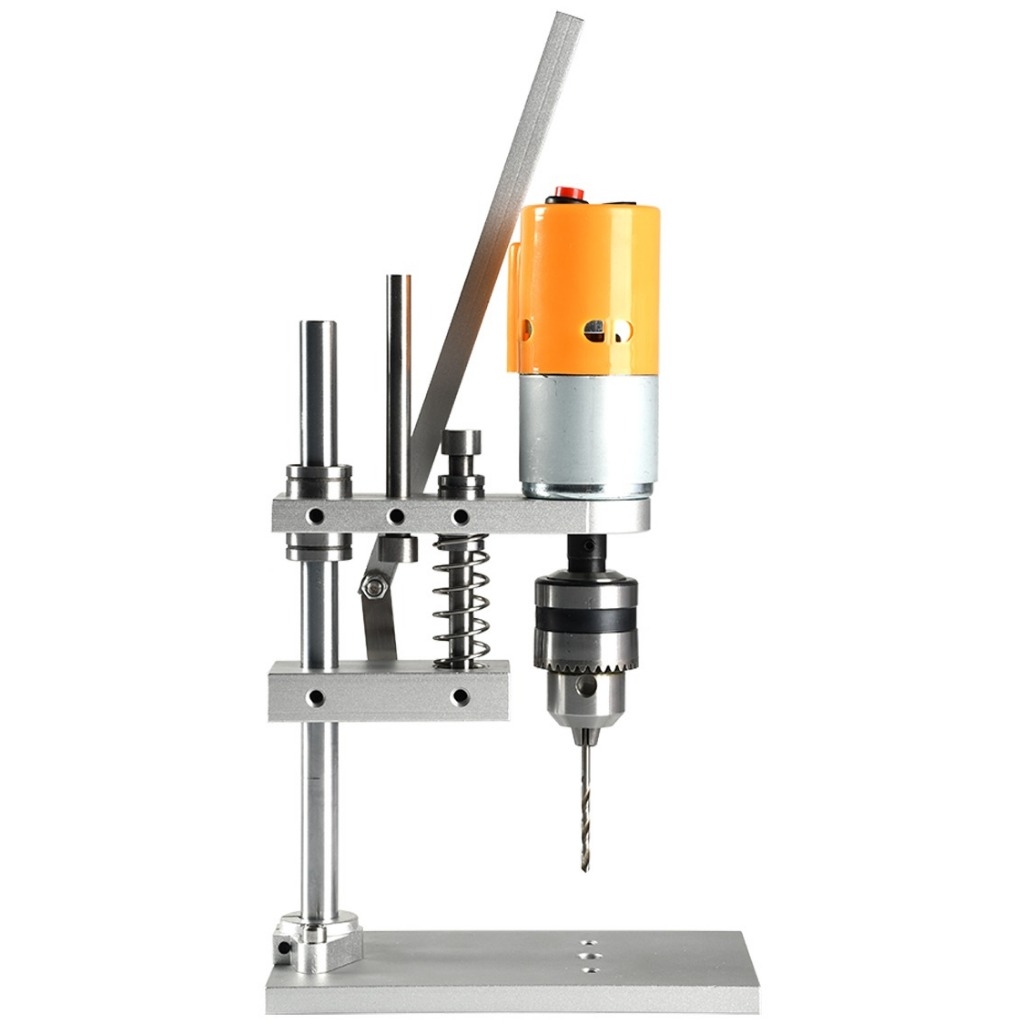 Máy khoan dọc JM802 bàn 775 Table Mini Drill Press Wood Drilling PCB Punching (đọc kĩ trước khi mua)