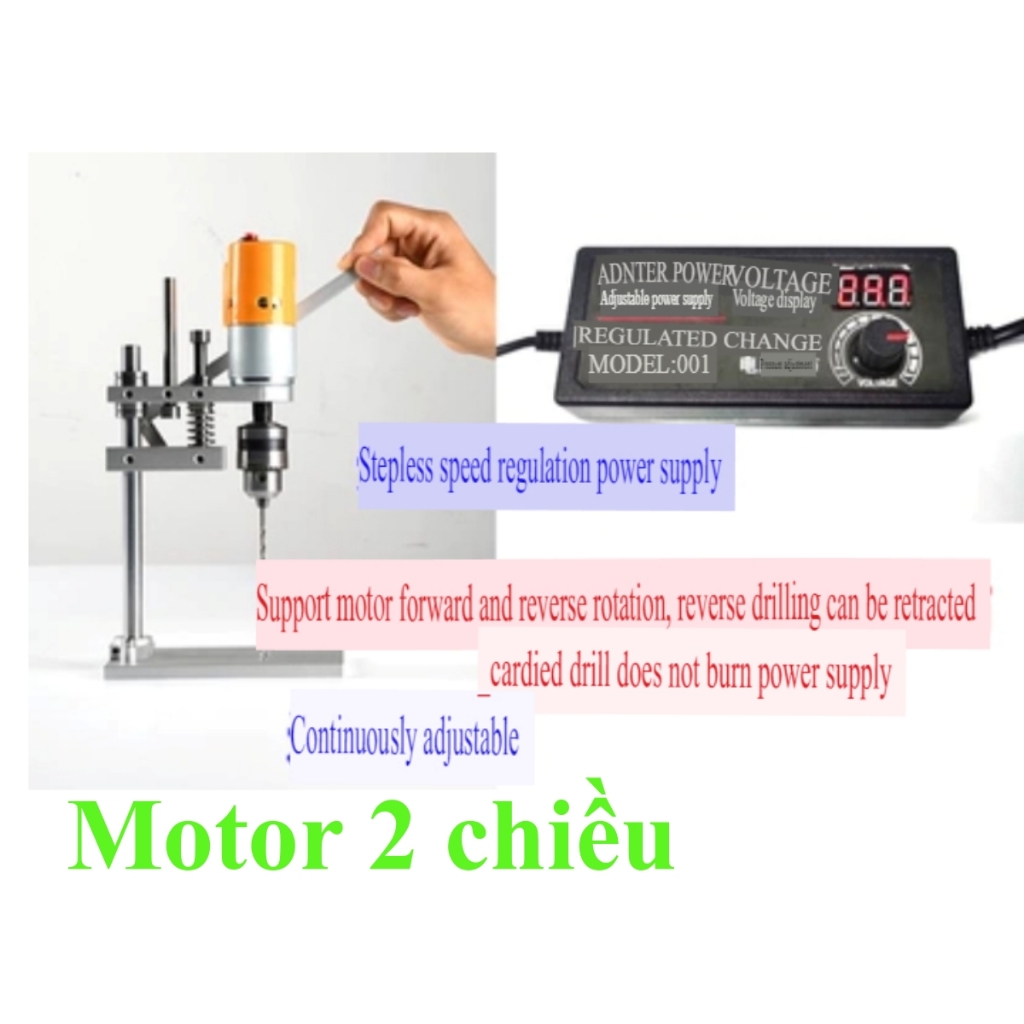 Máy khoan dọc JM802 bàn 775 Table Mini Drill Press Wood Drilling PCB Punching (đọc kĩ trước khi mua)