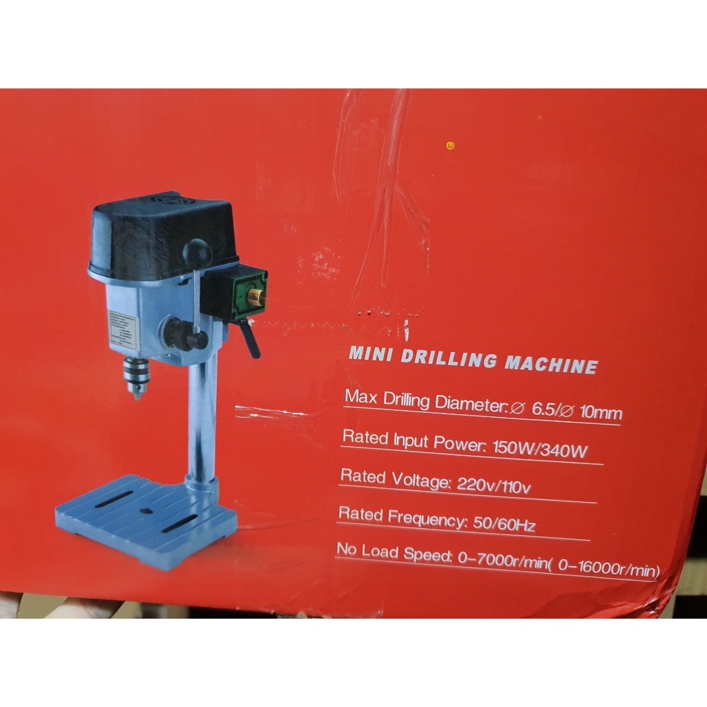 Máy khoan dọc khoan dục lỗ bảng mạch PCB Mini Drill Press Small Bench 340W