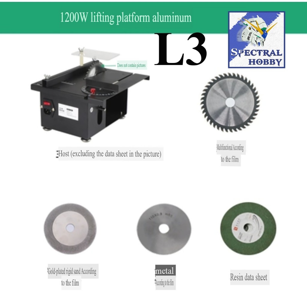 Máy mài khoan cắt cưa bàn đa năng 1200W desktop mini table saw LONGXIANG