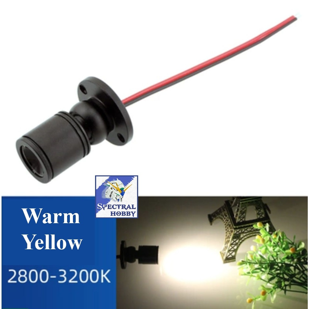 Đèn led mini SPOTLIGHT metal 3.2 - 5V adjustable angle điều chỉnh góc 360 độ