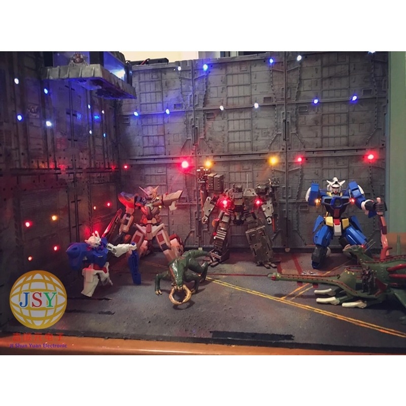 Bộ set 10 Bóng đèn led 3mm 5mm 3-12V DIY các màu - nhấp nháy flash light đấu sẵn dây 20cm