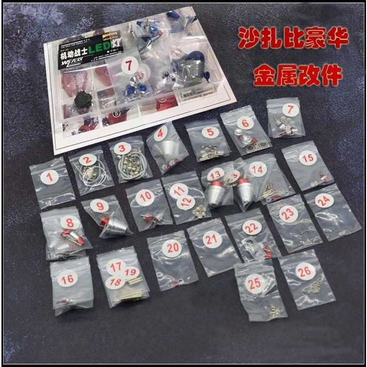 Phụ kiện độ custom Metal Part cho mô hình MG SAZABI