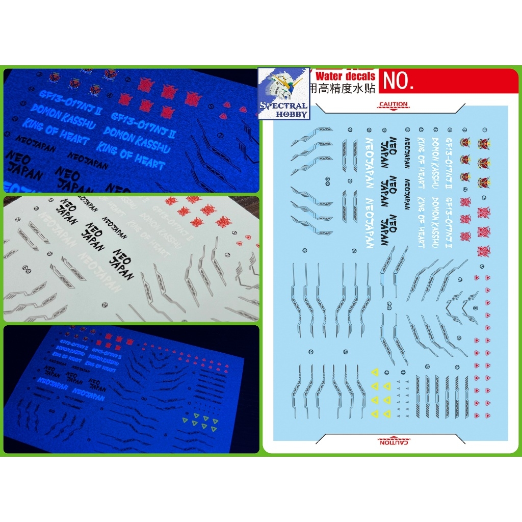 Decal nước dán mô hình MG RG HG God gundam HIRM HIRES các loại - Water Sticker