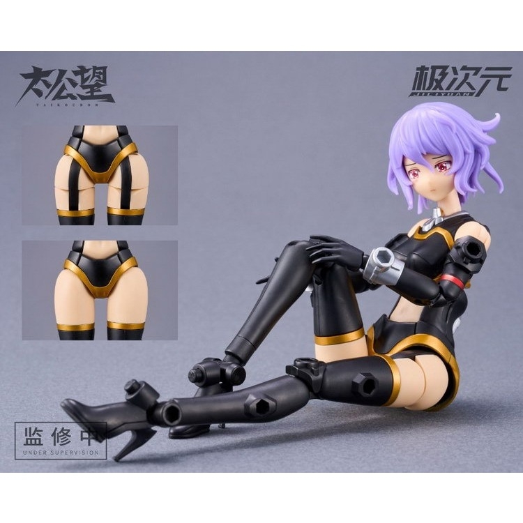 Mô hình lắp ráp Action Figure TKB-02 1/10 BLACK BICORN X THUNDER GENERAL girl armor