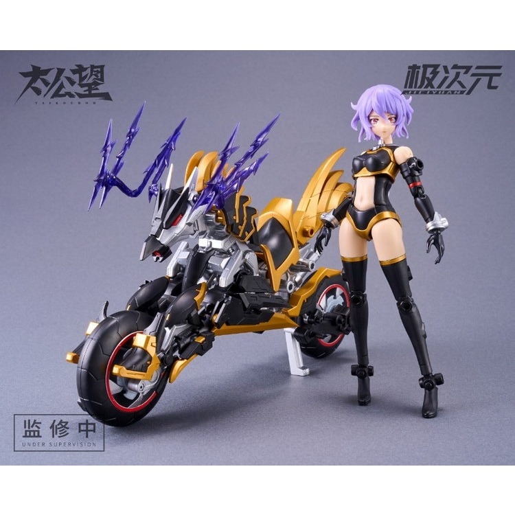 Mô hình lắp ráp Action Figure TKB-02 1/10 BLACK BICORN X THUNDER GENERAL girl armor