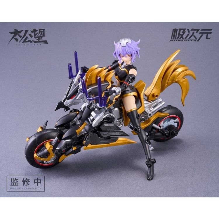 Mô hình lắp ráp Action Figure TKB-02 1/10 BLACK BICORN X THUNDER GENERAL girl armor