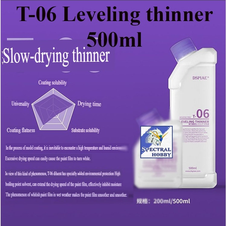 Dung môi thinner DSPIAE PRO pha sơn cao cấp lacquer paint color Cleaner Vệ sinh Remover tẩy sơn