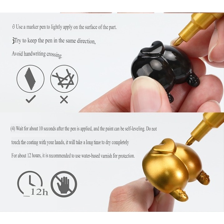 Bút sơn mô hình Dspiae Metallic color gundam marker pen MKA