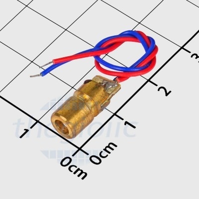 Đầu phát Lazer head mini 3v 5v DIODE DOT RED COPPER LASER 6MM