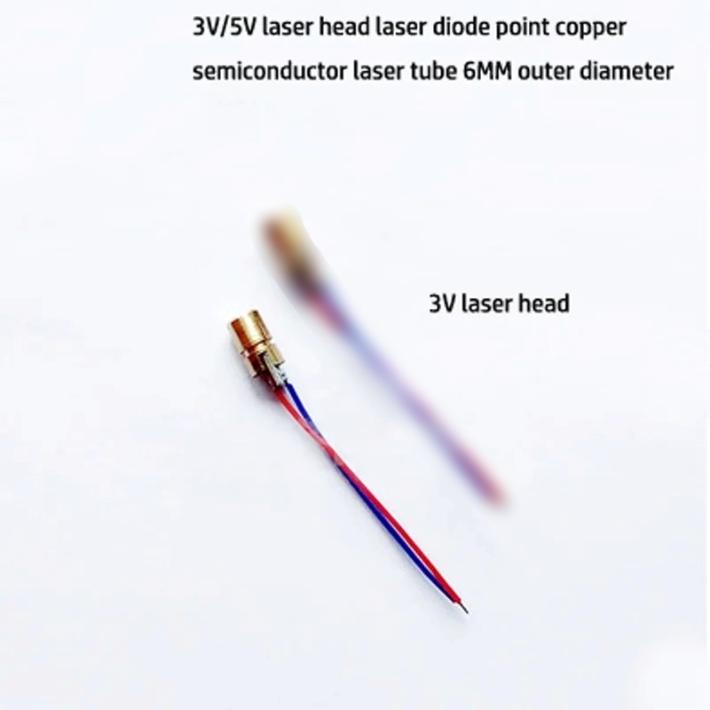 Đầu phát Lazer head mini 3v 5v DIODE DOT RED COPPER LASER 6MM