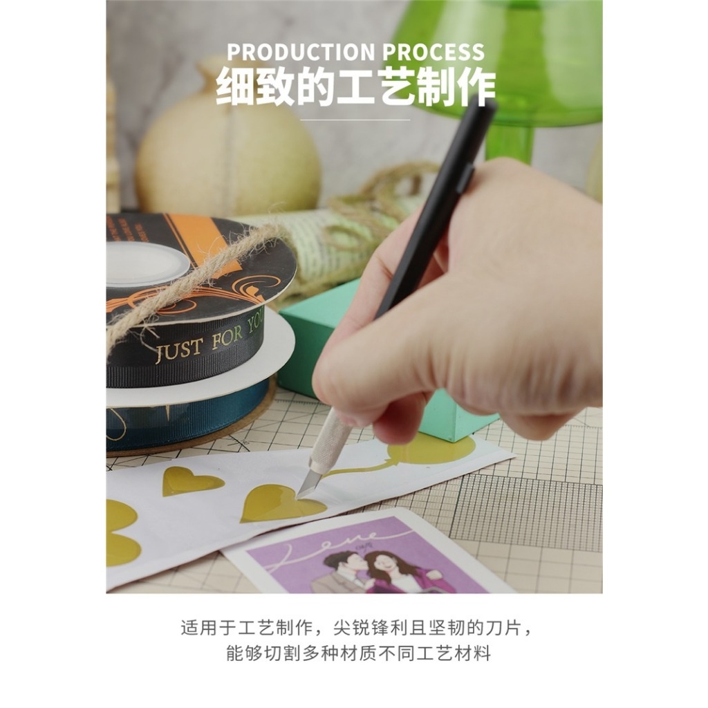 Dụng cụ dao mô hình kỹ thuật UStar Wide Pen Knife with 15 blades UA91900