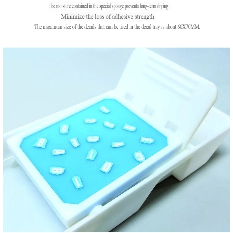 Dụng cụ PLAMO khay dán decal nước PMKJ008 Decaling Quick Tray Water sticker