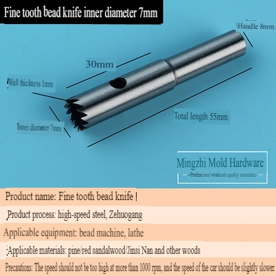 Mũi khoan lỗ tròn tiện gỗ chuỗi hạt gỗ các cỡ Buddha bead drill bits round hand string processing wooden beads