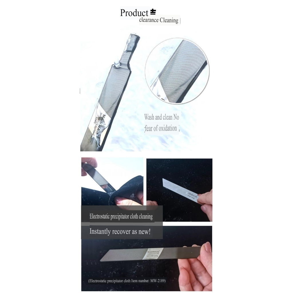 Dụng cụ MANWAH dũa siêu mịn MW-2066/2067 #6000-10000 Tempered Glass Polishing File plastic