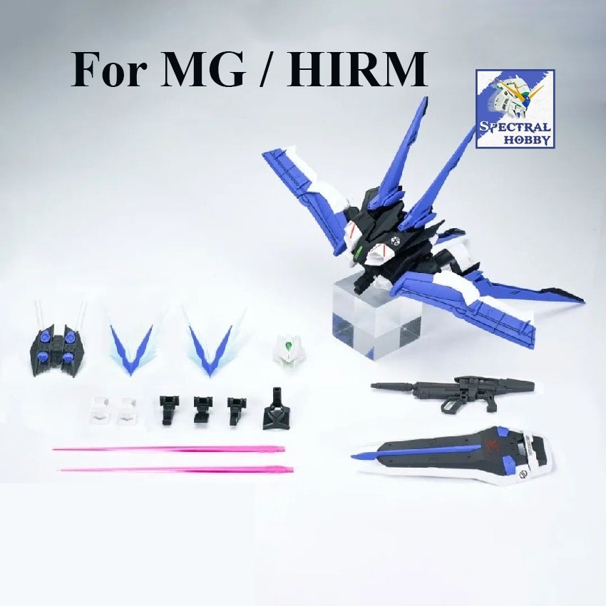 Phụ kiện mô hình EW cho MG HIRM 1/100 Flight unit back pack dragon dragonic red blue noir CALETVWLCH