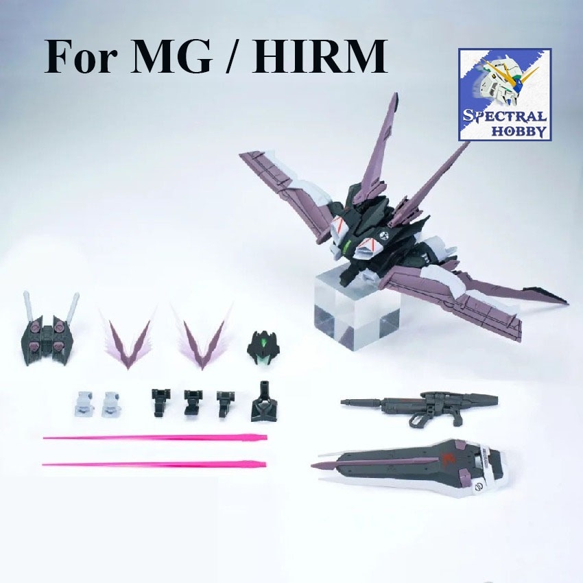 Phụ kiện mô hình EW cho MG HIRM 1/100 Flight unit back pack dragon dragonic red blue noir CALETVWLCH