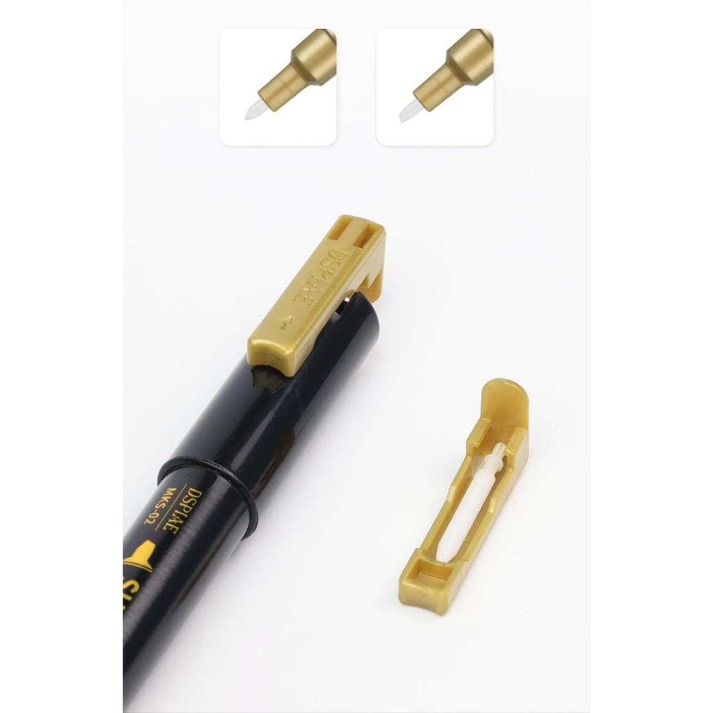 Bút sơn mô hình DSPIAE pen marker super metallic chrome Siver gold MKS series