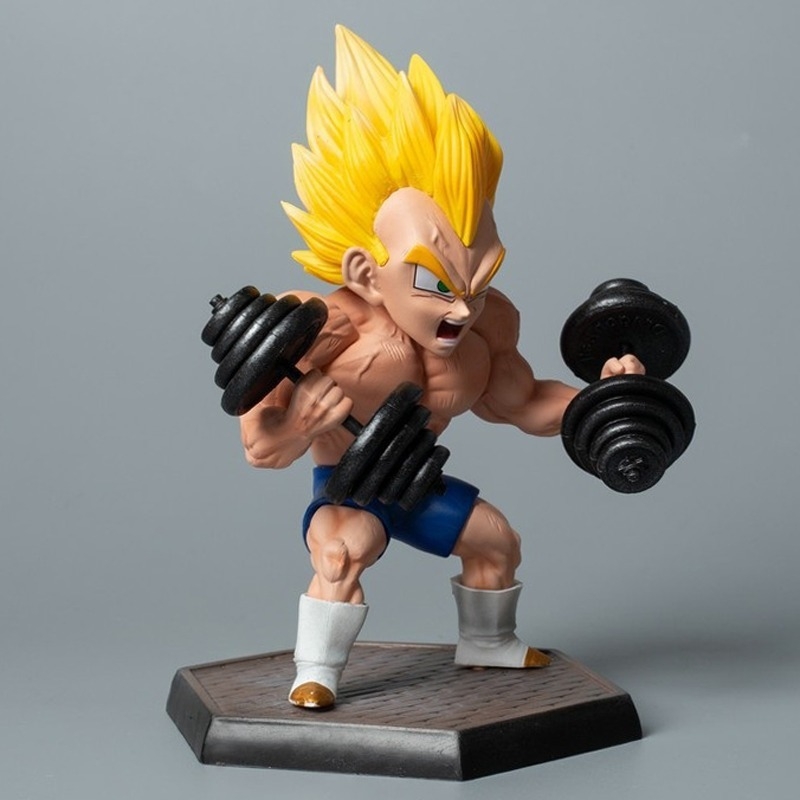 Mô hình tĩnh DRAGON BALL Fitness Vegeta Ca Đíc CHIBI CUTE các loại Statue Figure handmade