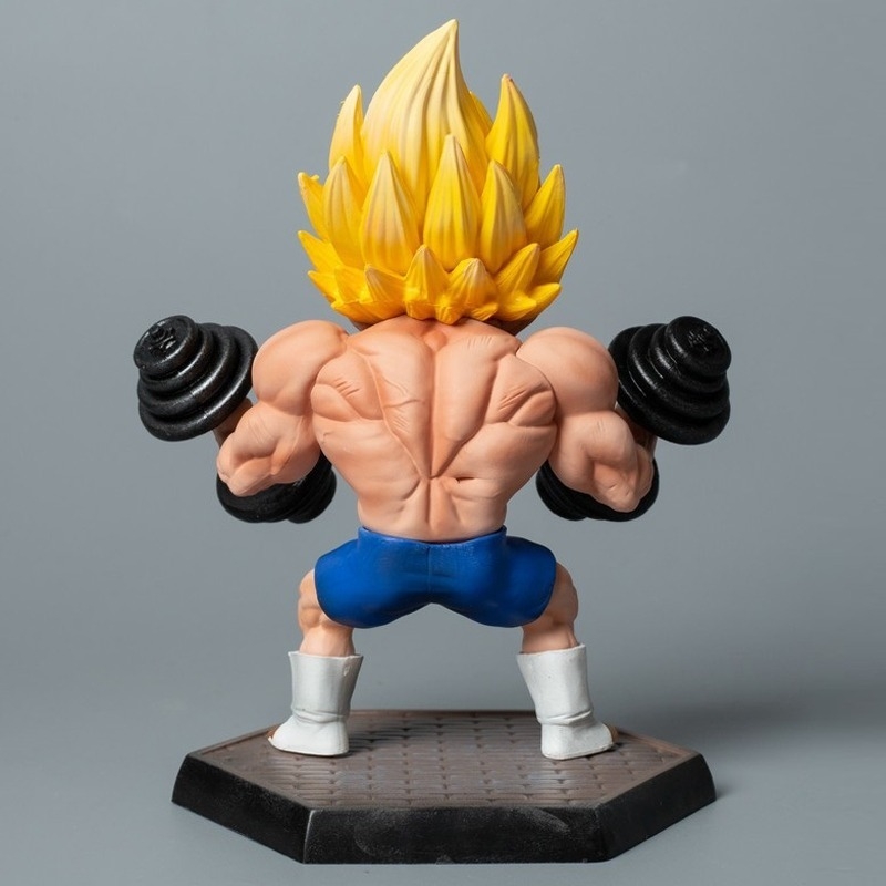 Mô hình tĩnh DRAGON BALL Fitness Vegeta Ca Đíc CHIBI CUTE các loại Statue Figure handmade