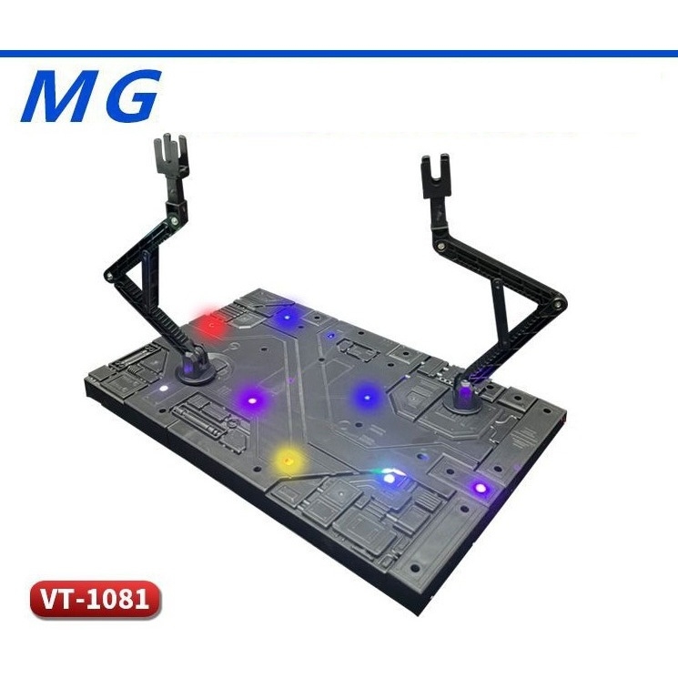 Đế giá đỡ mô hình VT-1081 Action Base Combat battle MG HG RG BB gundam figure VT1081 VT1082 kèm bộ led nháy