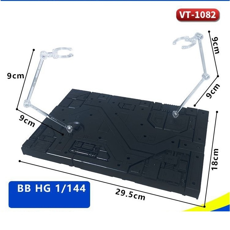 Đế giá đỡ mô hình VT-1081 Action Base Combat battle MG HG RG BB gundam figure VT1081 VT1082 kèm bộ led nháy