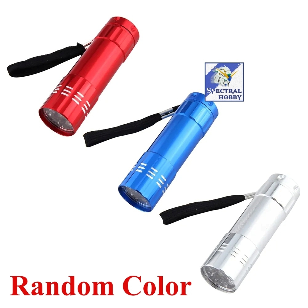 Đèn pin led tia cực tím huỳnh quang UV soi tiền soi phát quang các loại (không kèm pin)