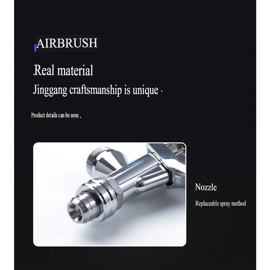 Bút sơn mô hình WB PS290 T217 pen Airbrush 0.5mm double nozzle round fan-shaped atomizing