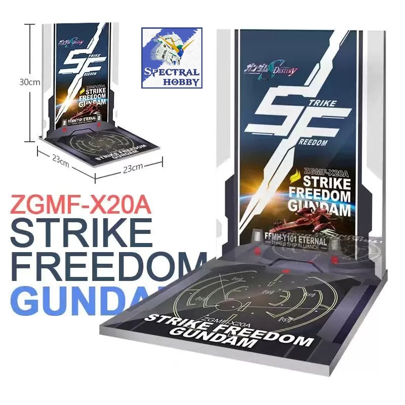 Đế Base Stand THEME FLOOR BACKDROP Strike Freedom Infinite Justice mg hg rg (không kèm mô hình)