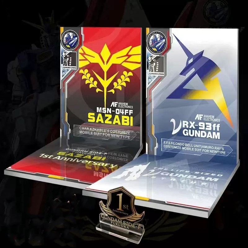 Đế Base Stand THEME FLOOR BACKDROP cho mô hình NU Rx93 RX93FF mg hg rg (không kèm mô hình)