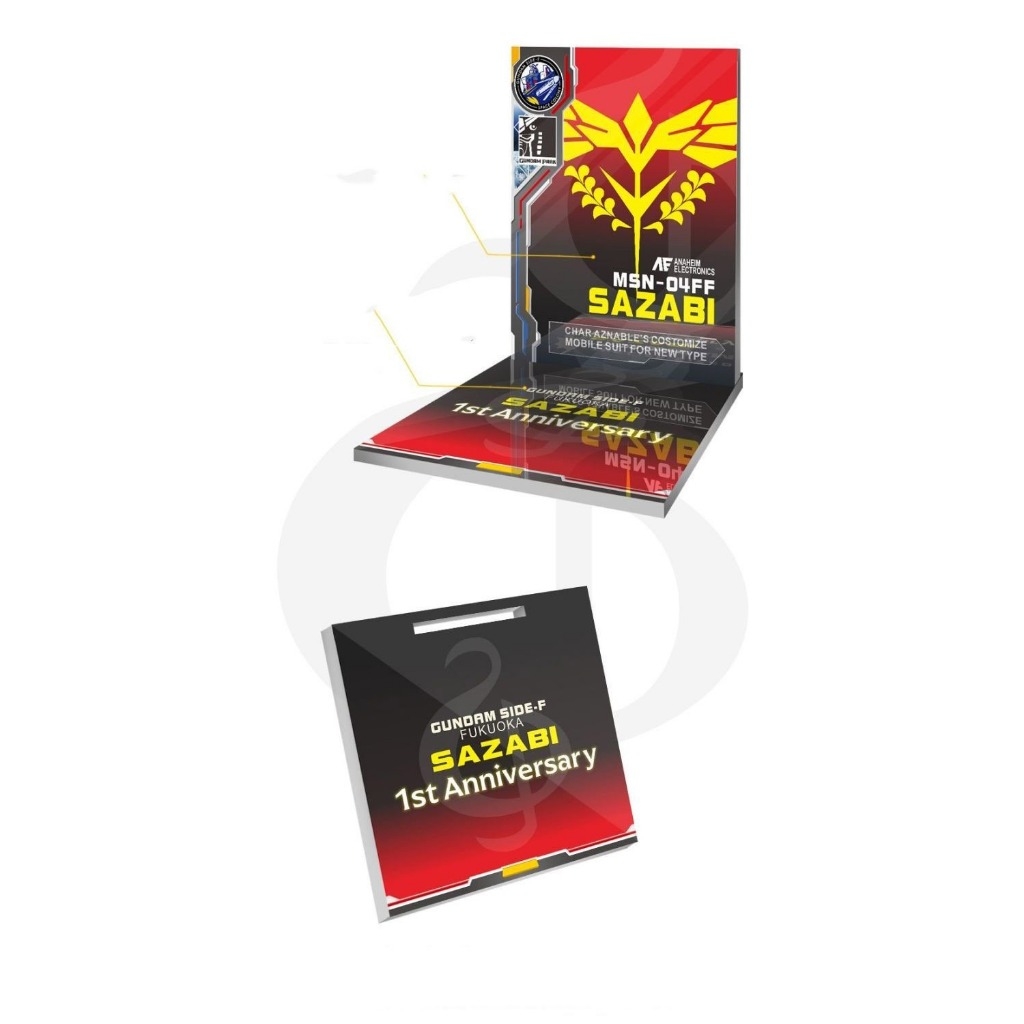 Đế Base Stand THEME FLOOR BACKDROP cho mô hình NU Rx93 RX93FF mg hg rg (không kèm mô hình)