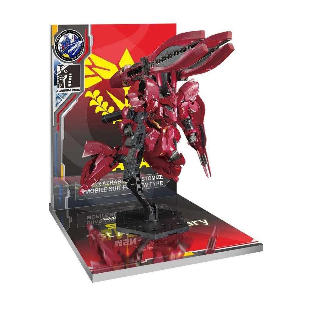 Đế Base Stand THEME FLOOR BACKDROP cho mô hình NU Rx93 RX93FF mg hg rg (không kèm mô hình)