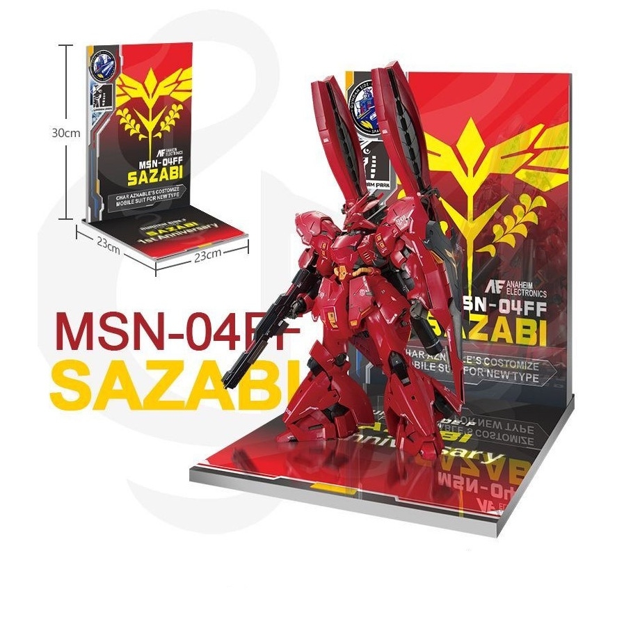 Đế Base Stand THEME FLOOR BACKDROP cho mô hình NU Rx93 RX93FF mg hg rg (không kèm mô hình)