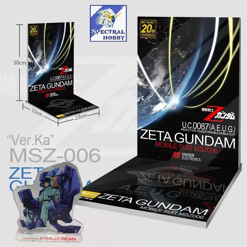 Đế Base Stand THEME FLOOR BACKDROP cho ZETA Z MSZ-006 mg hg rg (không kèm mô hình)