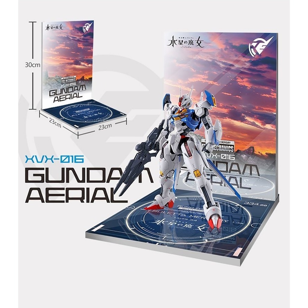 Đế Base Stand THEME FLOOR BACKDROP cho AERIAL - REBUILD mg hg rg (không kèm mô hình)