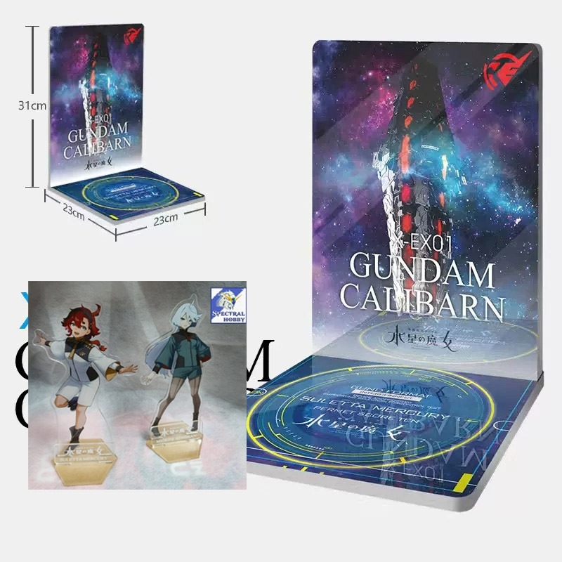 Đế Base Stand THEME FLOOR BACKDROP cho CARLIBARN Witch mercury mg hg rg (không kèm mô hình)