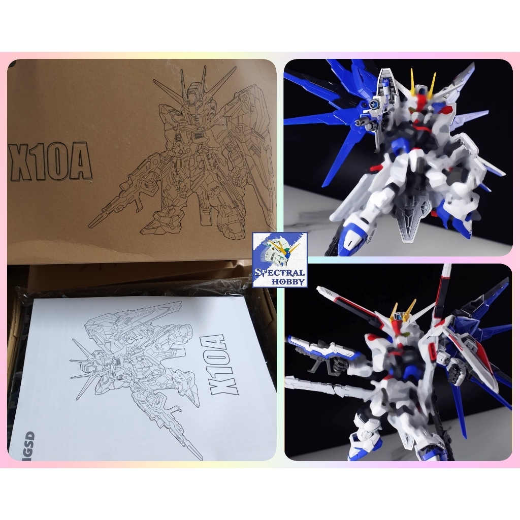 Mô hình lắp ráp Gao Gao mgsd freedom X10A - clear ver