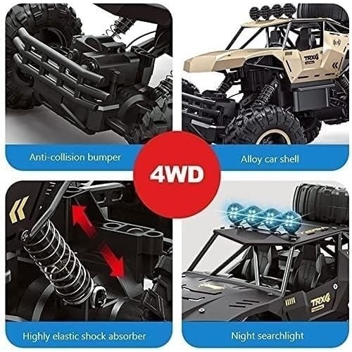 Ô tô điều khiển RC Car 2.4GHz 46cm All Terrain Hobby 4WD 6x6 Independent High Speed Remote Control
