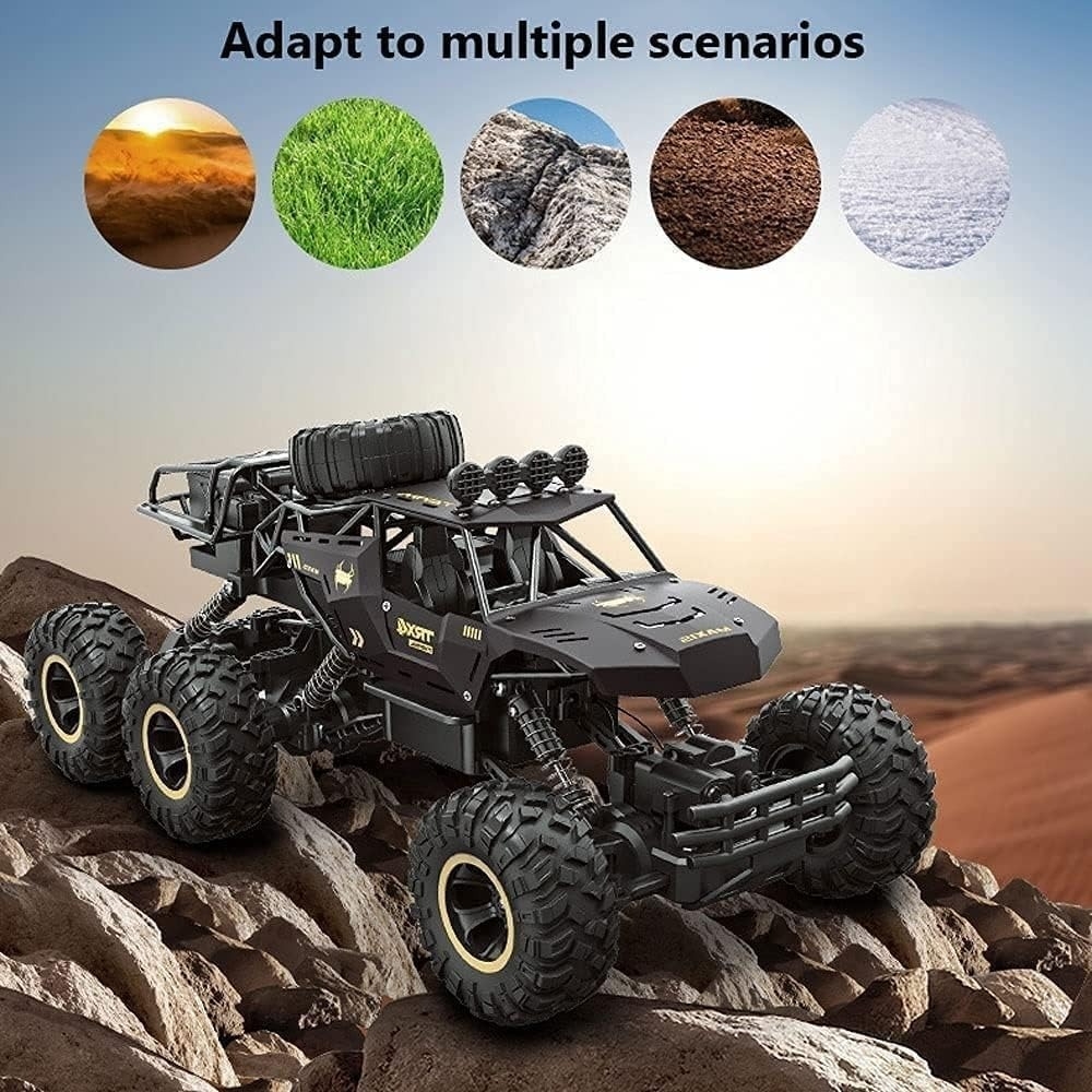 Ô tô điều khiển RC Car 2.4GHz 46cm All Terrain Hobby 4WD 6x6 Independent High Speed Remote Control
