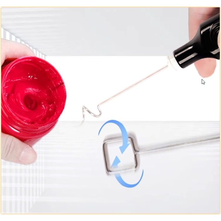 Máy lắc ngoáy sơn trộn dung dịch mini cầm tay mixer paint color pigment Stirrer