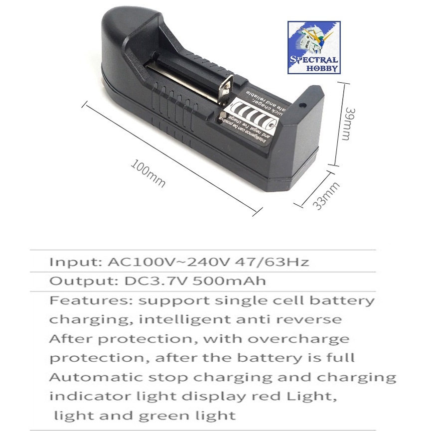 Sạc đa năng cho pin Lithium cac loại (18650 14500 16340 10440 ...)