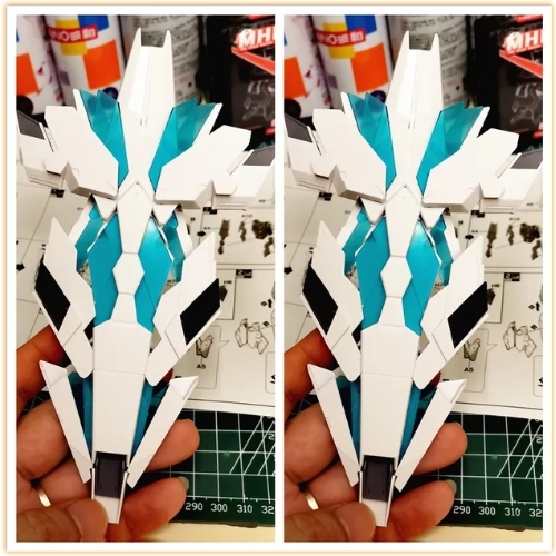 Phụ kiện lắp ráp EW 1/100 mg mgex Full Shield DE Enhanced x2 cho Unicorn Banshee Phenex gundam