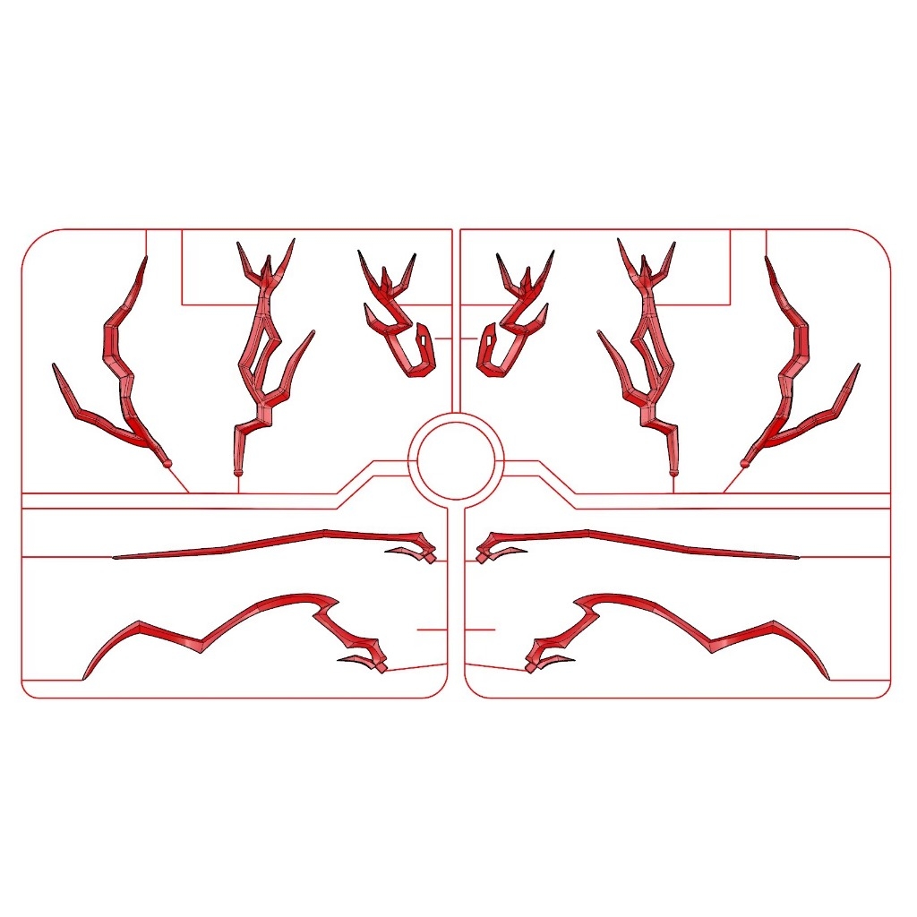 Hiệu ứng effect lửa mắt sừng cho series Freedom Barbatos IBO Aerial Mercury mg hg mgsd FM TV