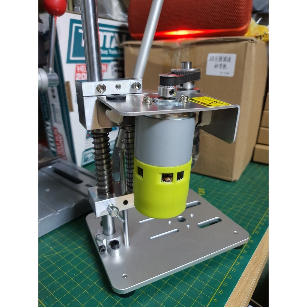 Máy khoan dọc JM803 bàn 775 Table Mini Drill Press Wood PCB Punching (đọc kĩ trước khi mua)