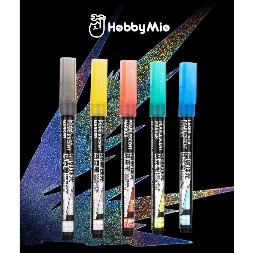 Bút sơn Hobby MIO gundam marker pearl color (silver gold red green blue) paint