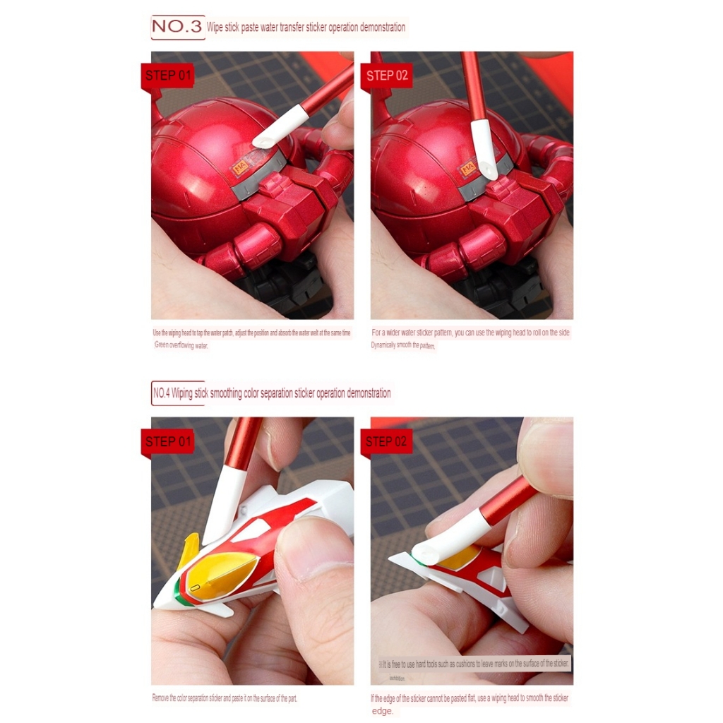 Dụng cụ Hobby Mio bút đầu mút tẩy line lau Line Wiping Metal Stick Wipe pen